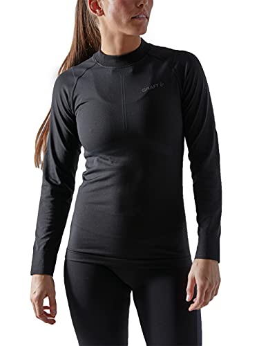 Craft Damen Active Intensity Cn Ls W Baselayer, Schwarz/Asphalt, S von Craft