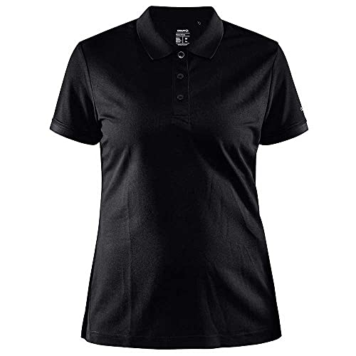Craft Damen Core Unify Poloshirt Polohemd, Schwarz, Large von Craft