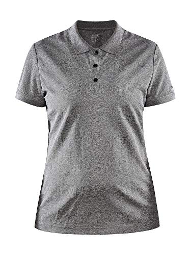 Craft Damen Core Unify Poloshirt Polohemd, grau, Large von Craft