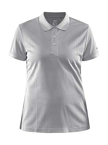 Craft Damen Core Unify Poloshirt Polohemd, grau, M von Craft