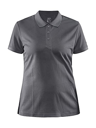 Craft Damen Core Unify Poloshirt Polohemd, grau, M von Craft