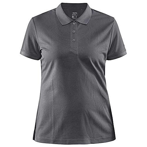 Craft Damen Core Unify Poloshirt Polohemd, grau, X-Large von Craft