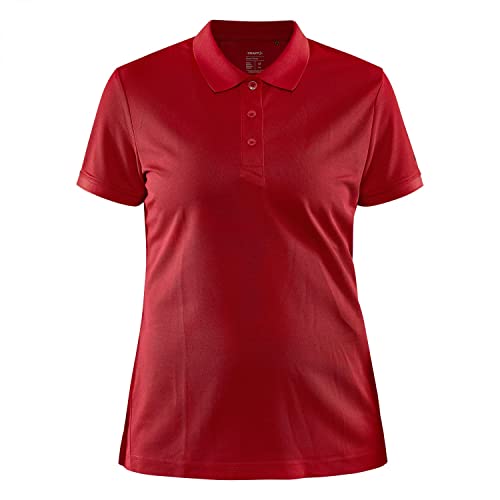 Craft Damen Core Unify Poloshirt Polohemd, hellrot, Large von Craft