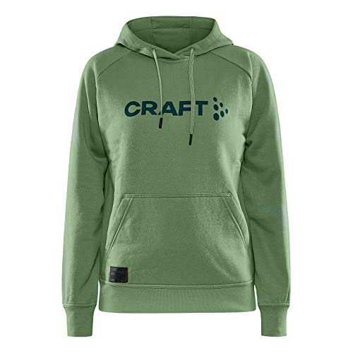 Craft Damen Pullover Hoodie Kapuzenpullover Core Hood, Farbe:Grün, Artikel:-622000 Jade, Größe:S von Craft