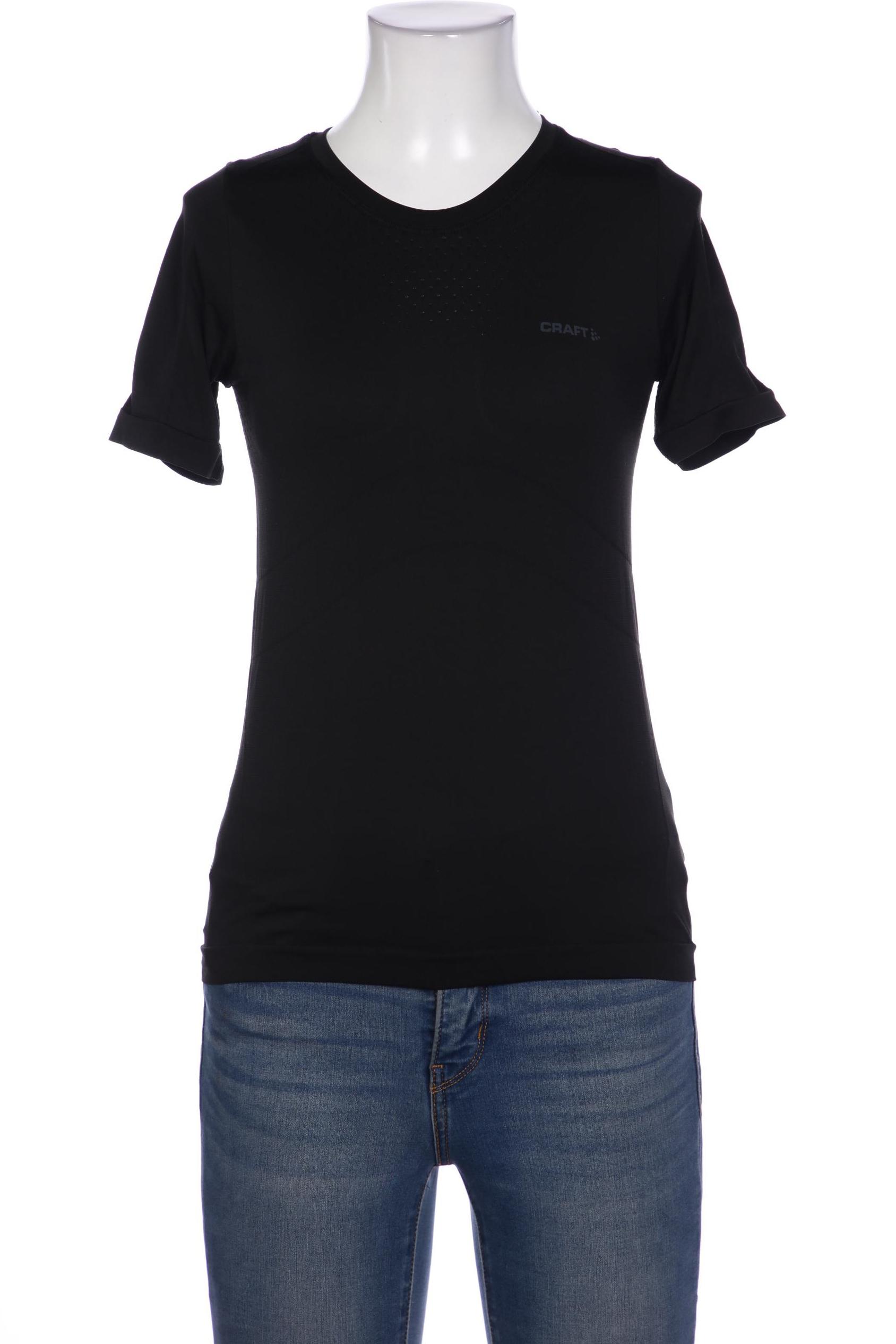 Craft Damen T-Shirt, schwarz, Gr. 36 von Craft