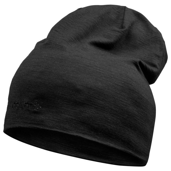 Craft - Essence Wool Hat - Mütze Gr 58-60 cm schwarz von Craft