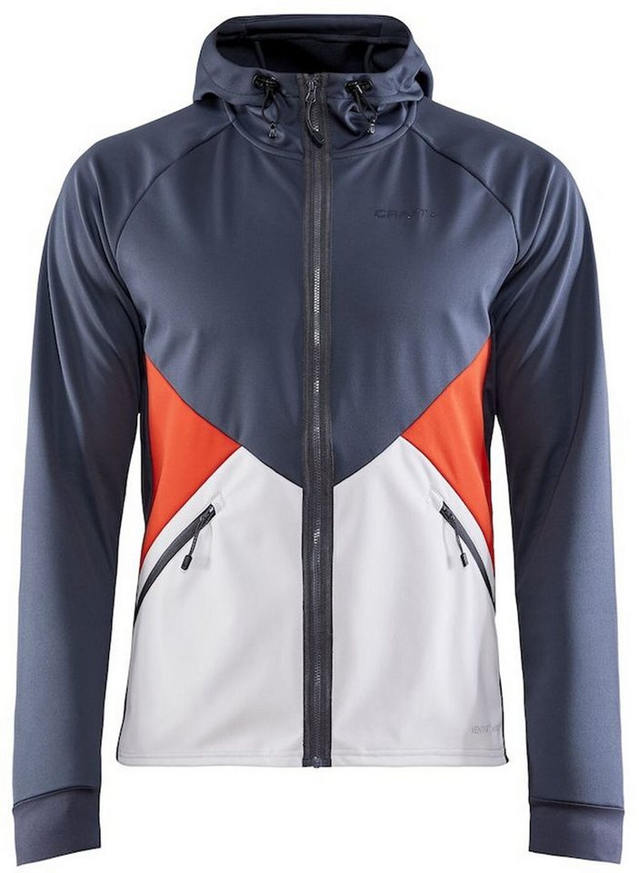 Craft Funktionsjacke GLIDE HOOD JKT M ASPHALT/ASH von Craft