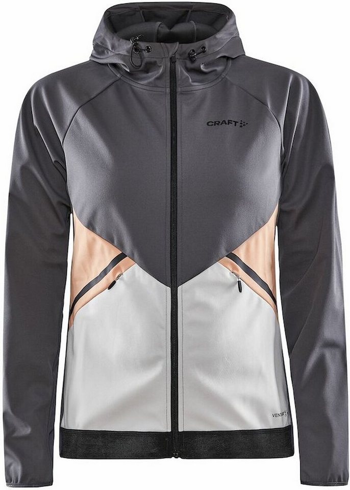 Craft Funktionsjacke GLIDE HOOD JKT W GRANITE-ASH von Craft