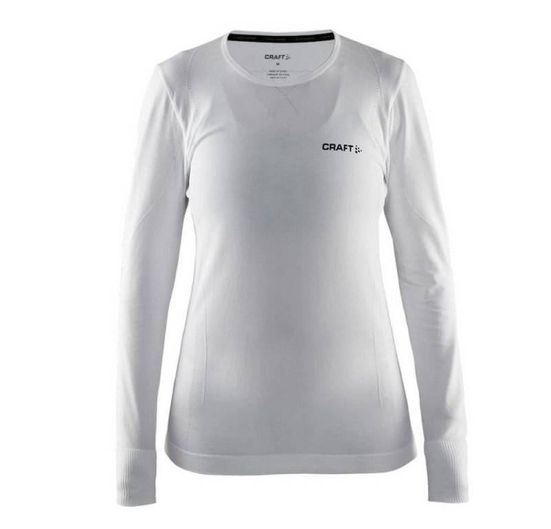 Craft Funktionsshirt Longsleeve Craft Active Comfort Damen Rundausschnitt LS Weiß von Craft