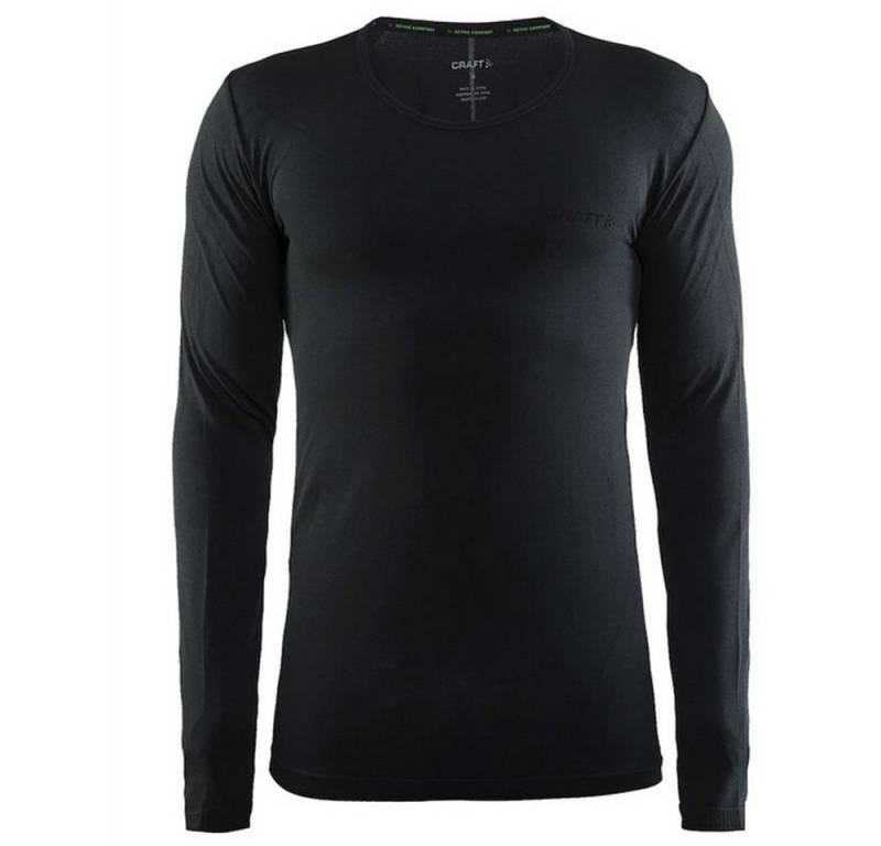 Craft Funktionsshirt Longsleeve Craft Active Comfort Rundausschnitt LS Herren black von Craft