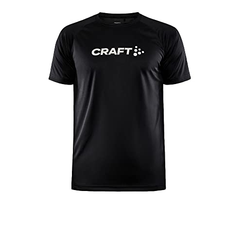 Craft Herren Core Unify Logo T-Shirt, Black, 3XL von Craft