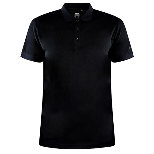 Craft Herren Core Unify Poloshirt Polohemd, Schwarz, XS von Craft