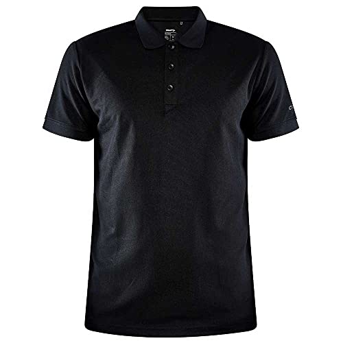 Craft Herren Core Unify Poloshirt Polohemd, Schwarz, XXL von Craft