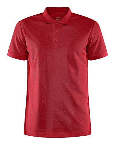 Craft Herren Core Unify Poloshirt Polohemd, rot, XL von Craft