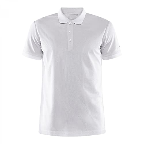 Craft Herren Core Unify Poloshirt Polohemd, weiß, M von Craft