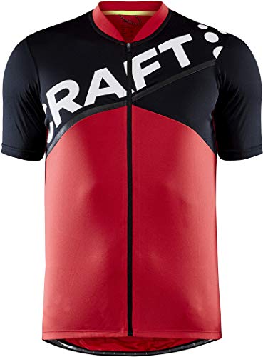 Craft Herren Fahrradtrikot CORE ENDUR Logo Jersey Bright red-Black L von Craft