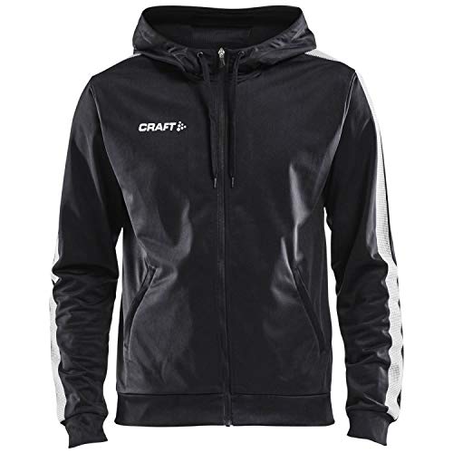 Craft Herren Kapuzenjacke Pro Control Hood Jacket 1906716 Black/White L von Craft