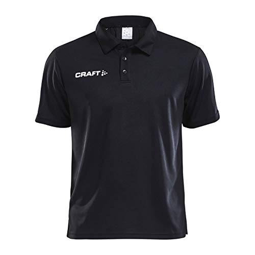 Craft Herren Poloshirt Progress Polo Pique 1905609 Black/White L von Craft