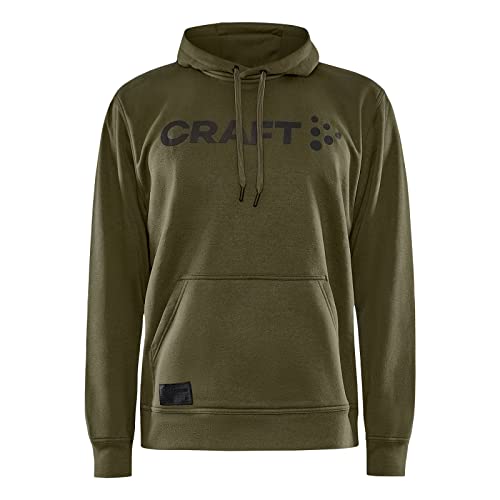 Craft Herren Pullover Hoodie Sweater Kapuzensweatshirt Kapuzenpullover Core Hood, Farbe:Grün, Größe:2XL, Artikel:-671000 Botanic von Craft