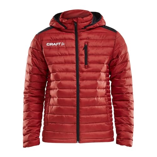 Craft Herren Steppjacke Isolate Jacket 1905983 Bright Red/Black S S Bright Red von Craft