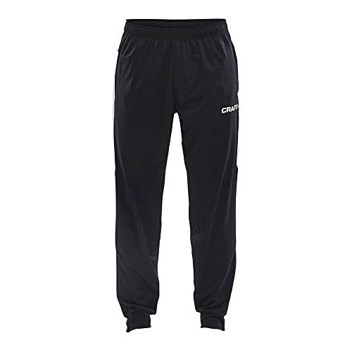Craft Herren Trainingshose Progress Pant Straight 1905981 Black/White XXL von Craft