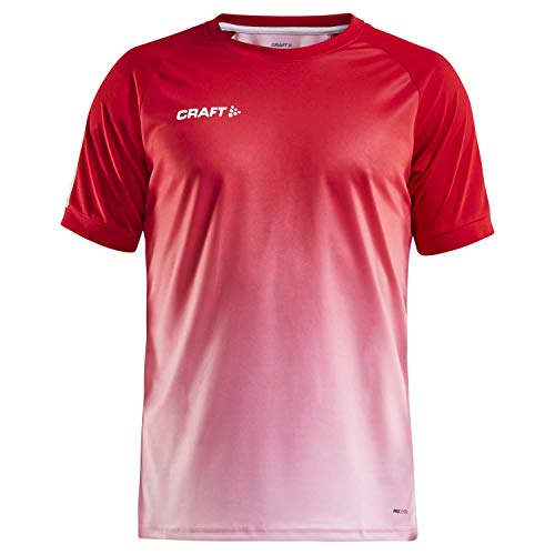 Craft Herren Trikot Pro Control Fade Jersey 1906701 Bright Red/White L von Craft