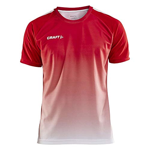 Craft Herren Trikot Pro Control Fade Jersey 1906701 Bright Red/White XL von Craft