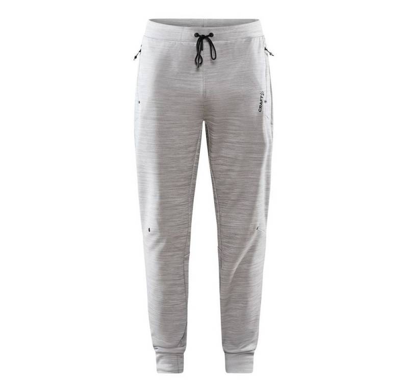 Craft Jogginghose Freizeithose ADV Unify (Recyclingpolyester) lang hellgrau Herren von Craft