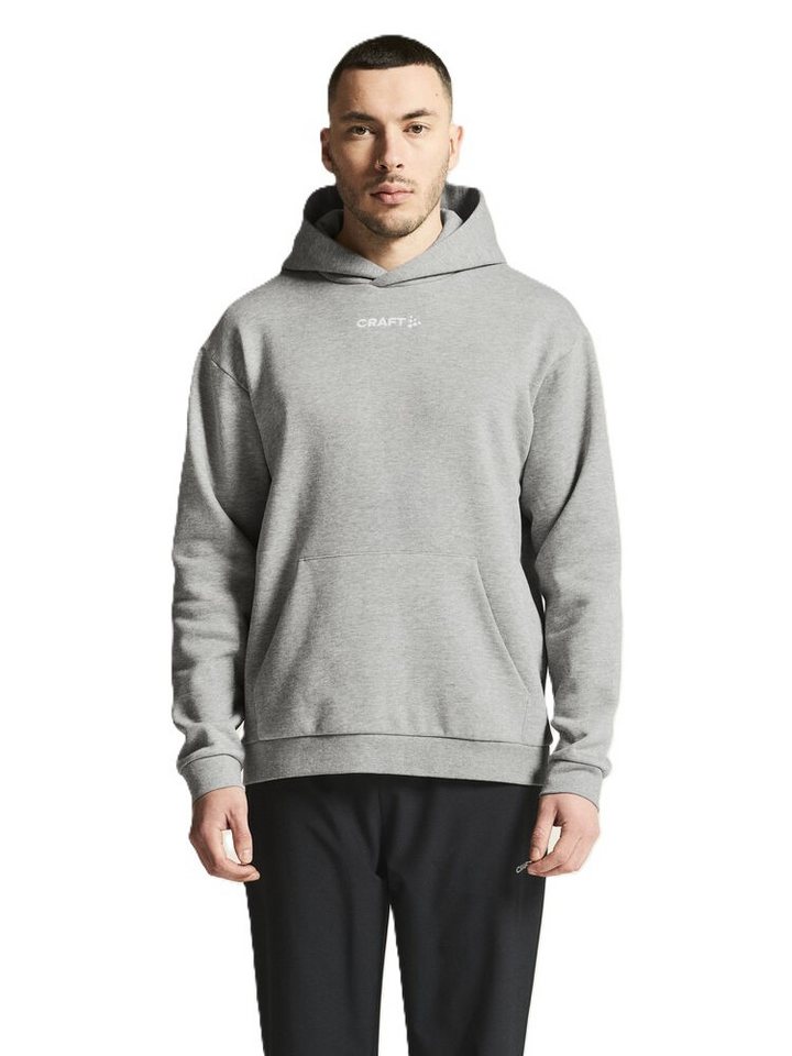 Craft Kapuzenpullover Community 2.0 Logo Hoodie (athletische Passform) grau Herren von Craft