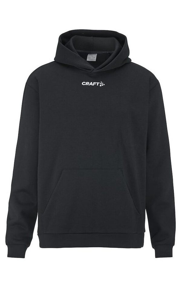 Craft Kapuzenpullover Community 2.0 Logo Hoodie (athletische Passform) schwarz Herren von Craft