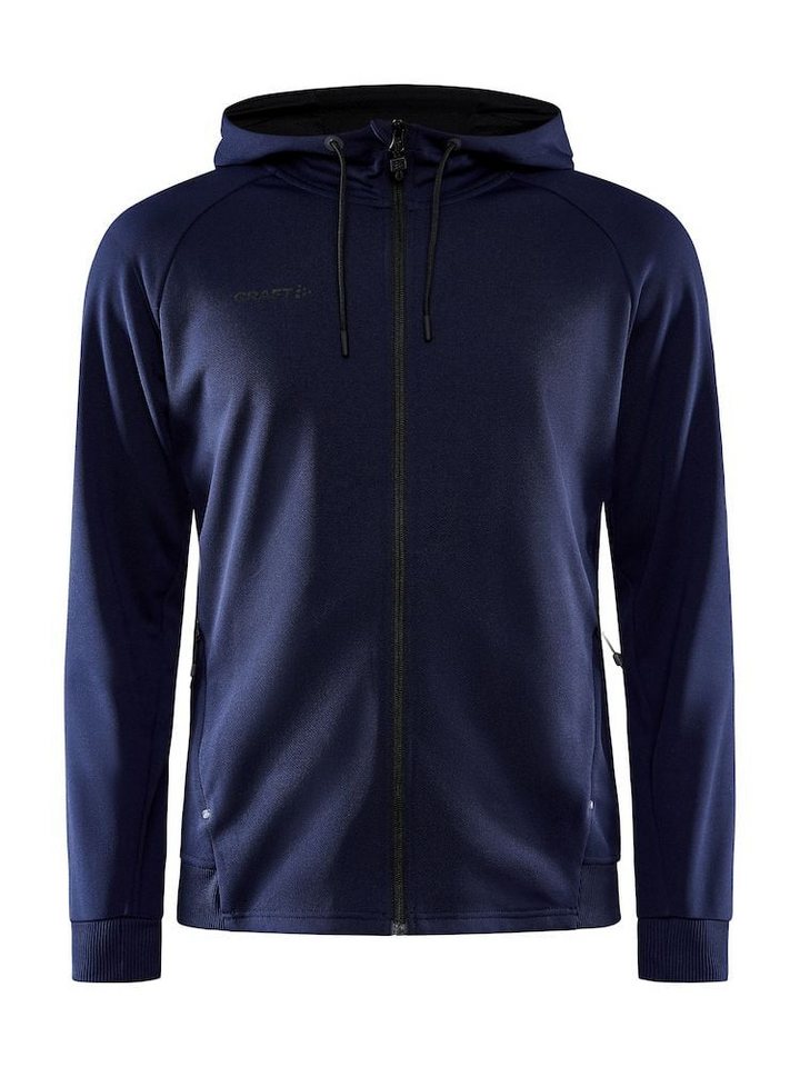 Craft Kapuzenpullover Kapuzenjacke ADV Unify (2 Taschen, Recyclingpolyester) navyblau Herren von Craft
