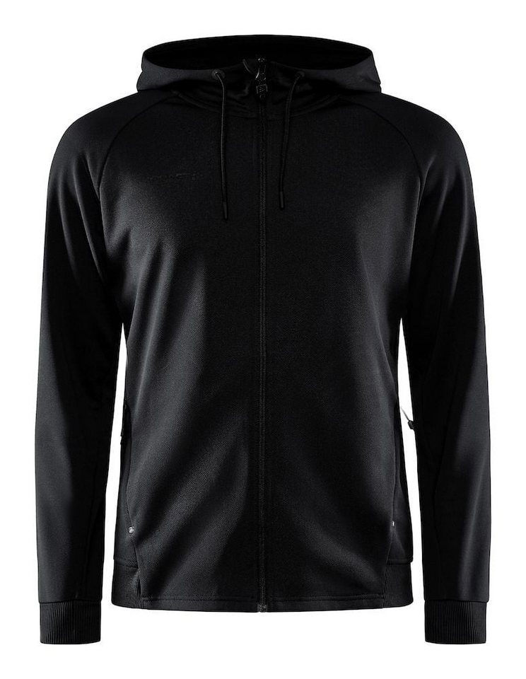 Craft Kapuzenpullover Kapuzenjacke ADV Unify (2 Taschen, Recyclingpolyester) schwarz Herren von Craft