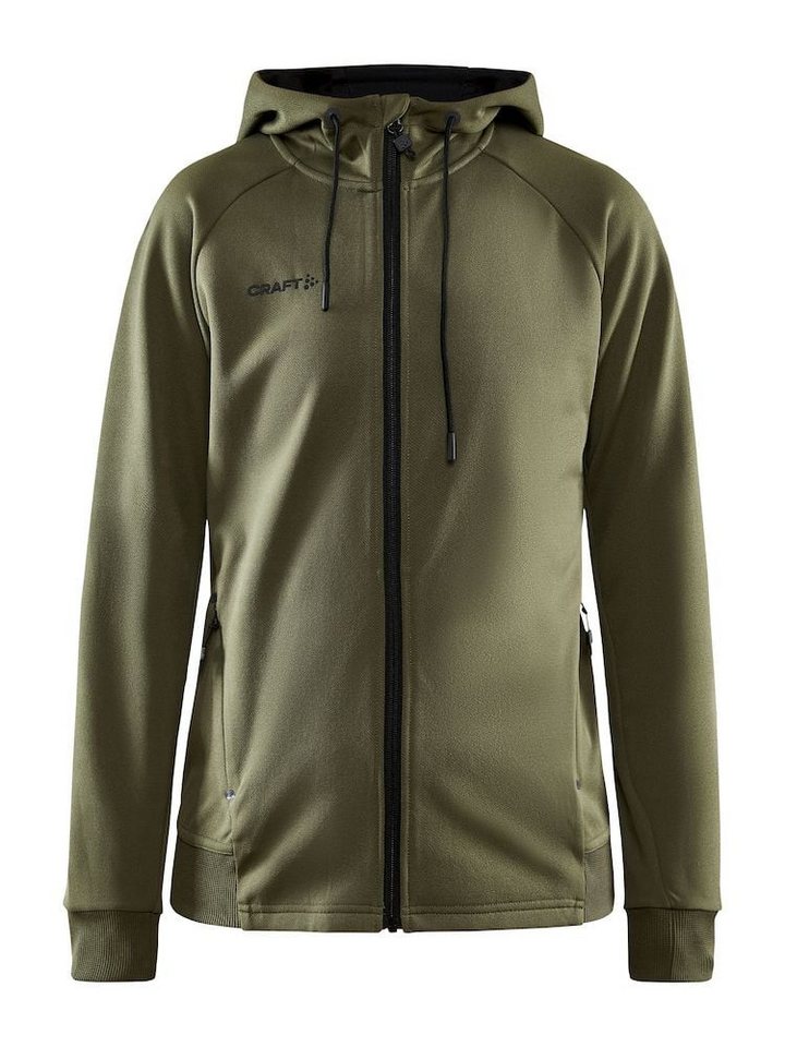 Craft Kapuzenpullover Kapuzenjacke ADV Unify (funktionelles Recyclingpolyester) khakigrün von Craft