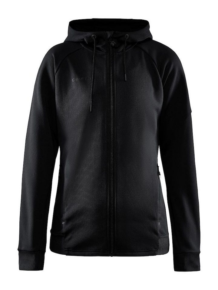 Craft Kapuzenpullover Kapuzenjacke ADV Unify (funktionelles Recyclingpolyester) schwarz von Craft