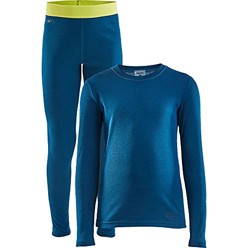 Craft Kinder Core Warm Baselayer Set, Beat-Scream, EU 134-140 von Craft