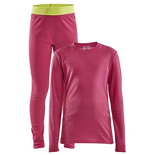 Craft Kinder Core Warm Baselayer Set, Fame-Scream, EU 134-140 von Craft