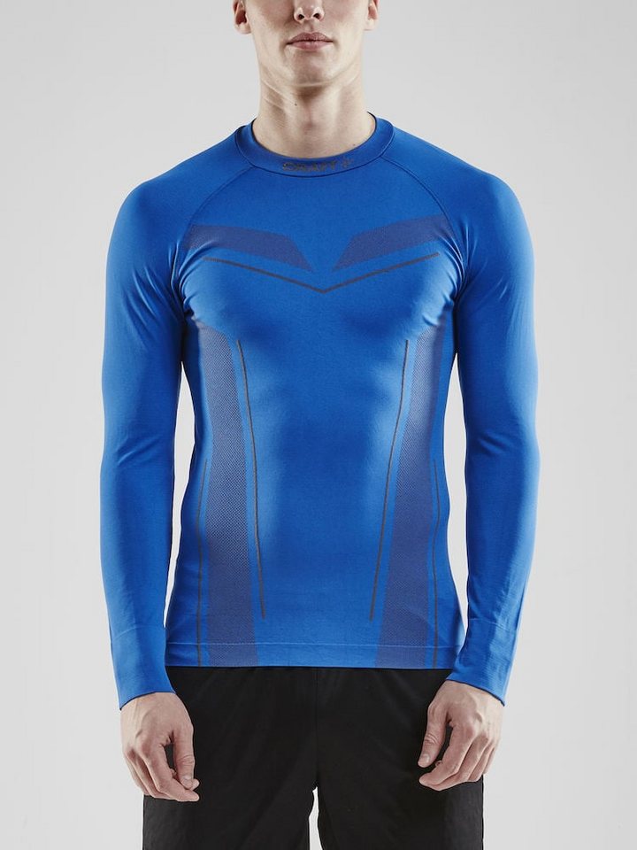 Craft Langarmshirt Pro Control Seamless (nahtlos) Unterwäsche royalblau Herren von Craft