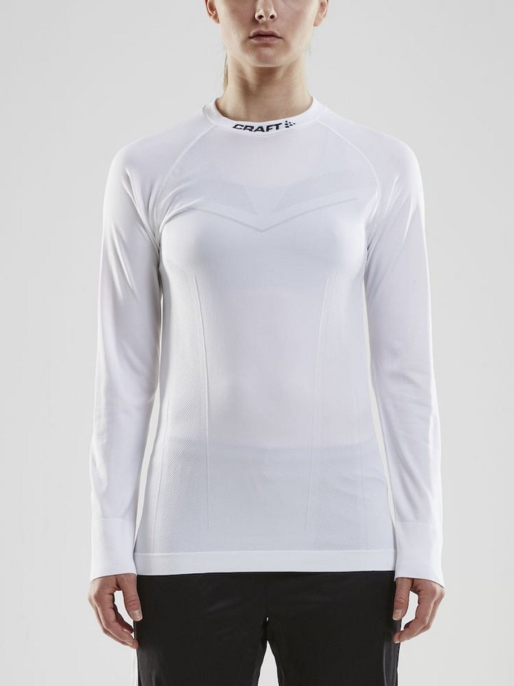 Craft Langarmshirt Pro Control Seamless (nahtlos) Unterwäsche weiss Damen von Craft