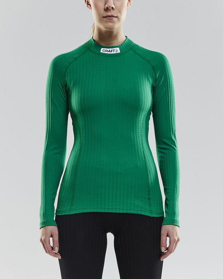 Craft Langarmshirt Progress CN Funktionsunterwäsche grün Damen von Craft