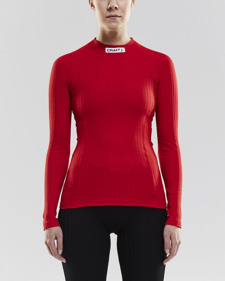 Craft Langarmshirt Progress CN Funktionsunterwäsche rot Damen von Craft