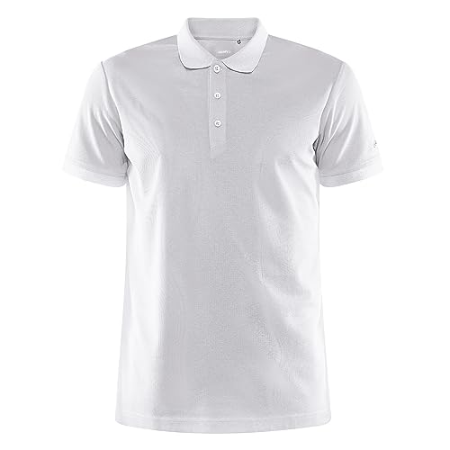 Craft Herren Core Unify Poloshirt Polohemd, weiß, XL von Craft