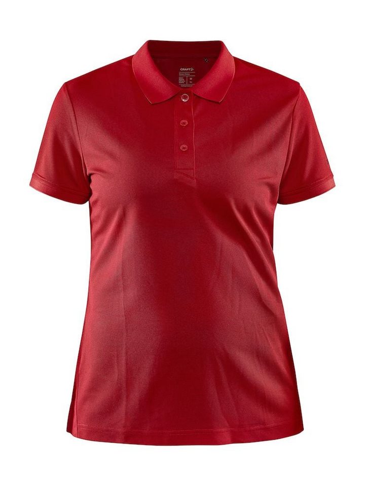 Craft Poloshirt Core Unify (funktionelles Recyclingpolyester) rot Damen von Craft