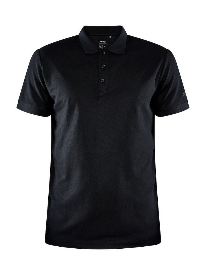 Craft Poloshirt Core Unify (funktionelles Recyclingpolyester) schwarz Herren von Craft
