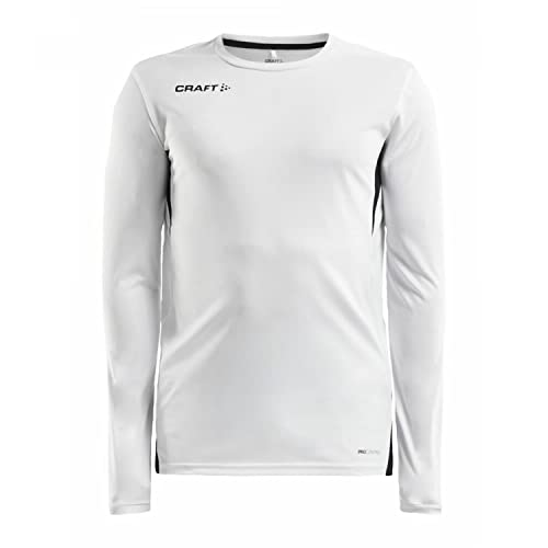 Craft Pro Control Impact Longsleeve White-Black L von Craft