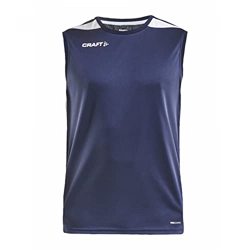 Craft Pro Control Impact Singlet Navy-White L von Craft