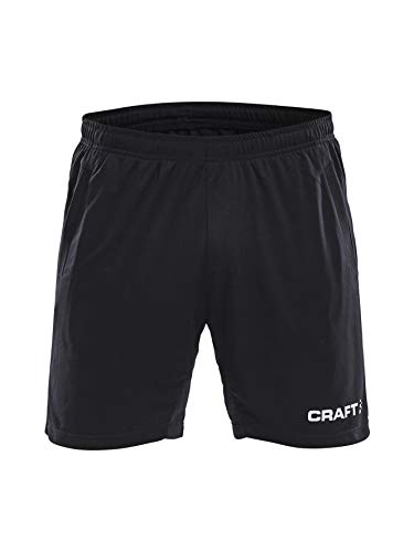 Craft Progress Fitness-Shorts für Herren, Black/White, M von Craft