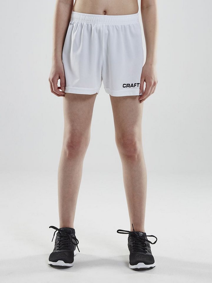Craft Sporthose Short Pro Control kurz weiss Jungen von Craft