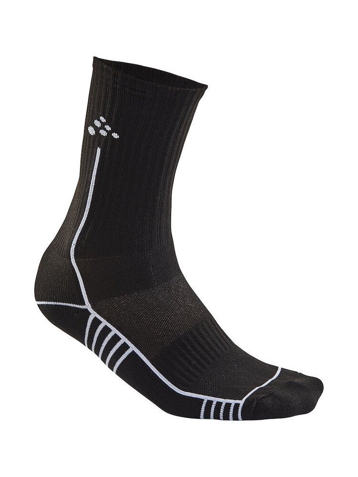 Craft Sportsocken PROGRESS MID SOCK BLACK von Craft