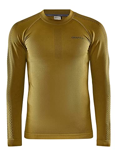 Craft Sportswear Herren ADV Warm Intensity LS Langarm Thermo Athletic Baselayer für Laufen, Radfahren, Multi Sport, Algen-Granit, Groß von Craft