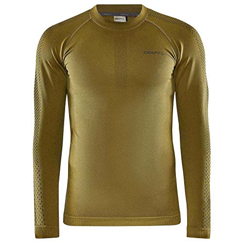 Craft Sportswear Herren ADV Warm Intensity LS Langarm Thermo Athletic Baselayer für Laufen, Radfahren, Multi Sport, Algen-Granit, Mittel von Craft